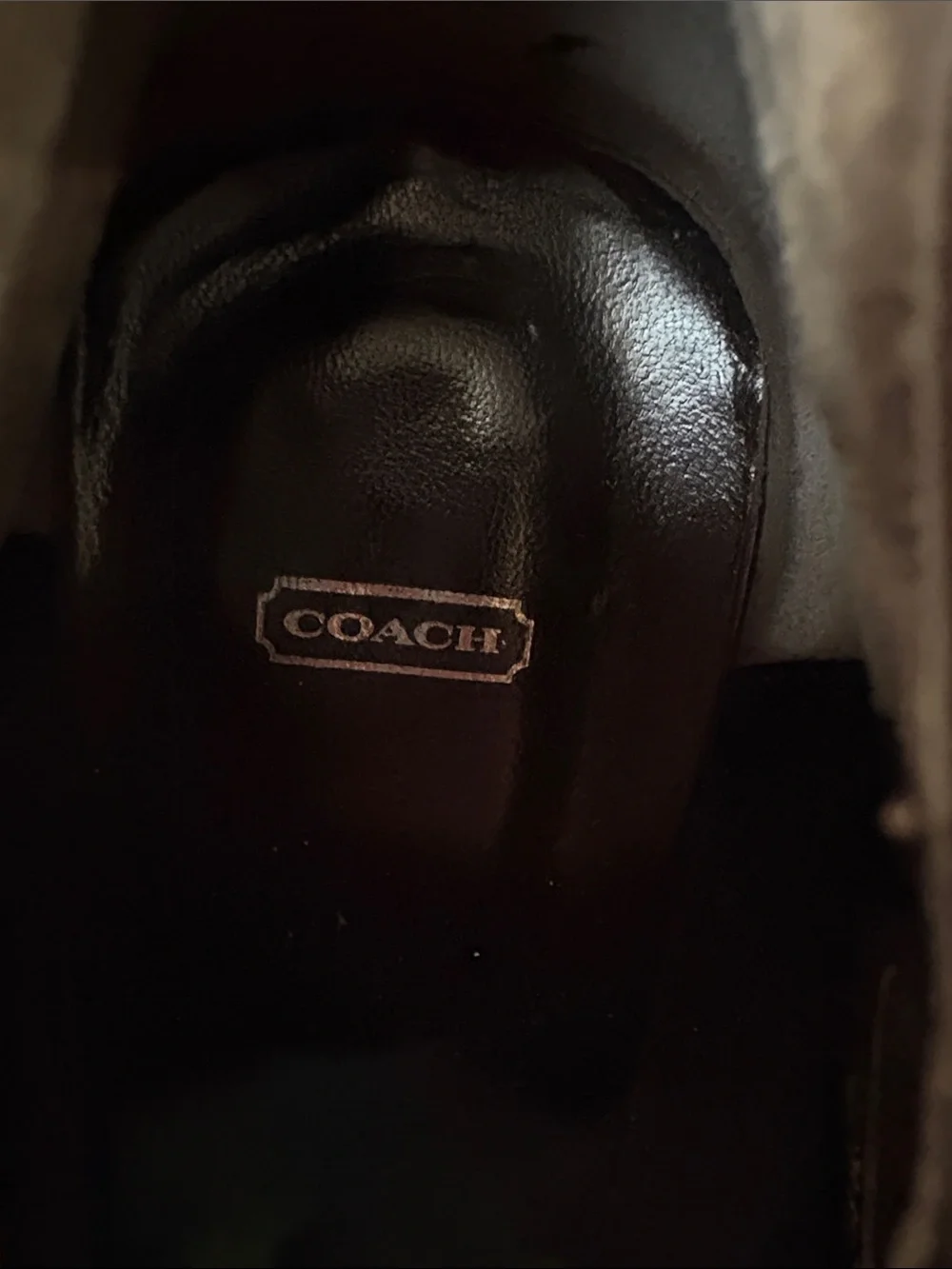 Coach Vintage Brown Ankle Booties
